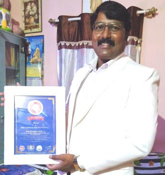 PRABHAKAR RAO .D – Awarded as REMARKABLE PHILANTHROPIST